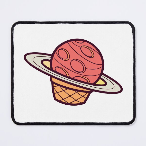 Item preview, Cosmic Ice Cream Planets – Kawaii Space Dessert designed and sold by Timegraf.