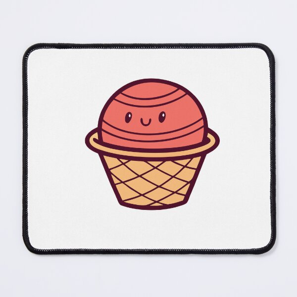 Item preview, Cosmic Ice Cream Planets – Kawaii Space Dessert designed and sold by Timegraf.