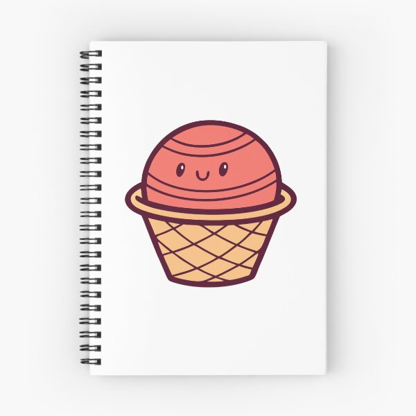 Item preview, Cosmic Ice Cream Planets – Kawaii Space Dessert designed and sold by Timegraf.