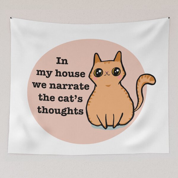 Item preview, Cat Quote (Orange Tabby)  designed and sold by makell-creates.