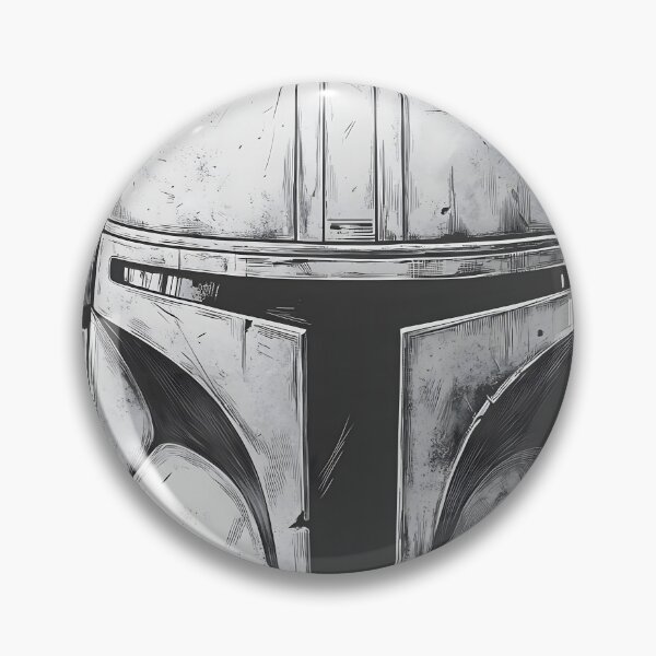 Item preview, Mandalorian Helmet Sketch  designed and sold by MemeHodlr.