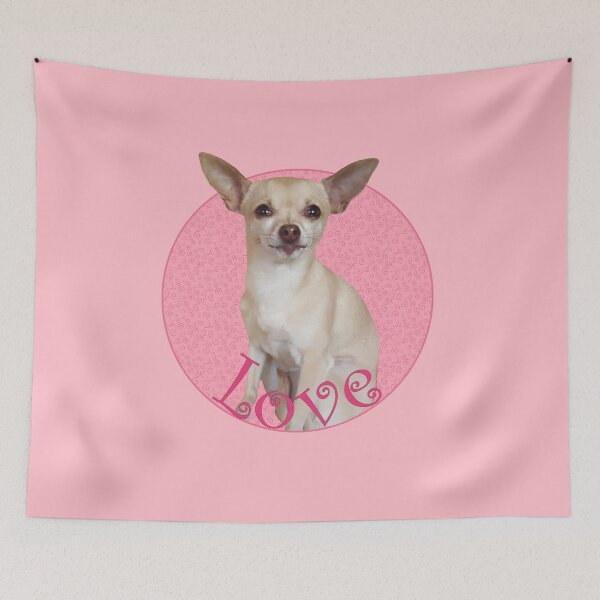 Item preview, Love Chihuahua with pink colors designed and sold by MortalDesigns.