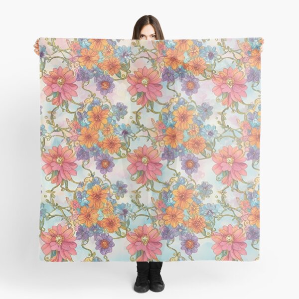 Aperçu de l'œuvre Jardin de fleurs fantaisistes créée et vendue par TenkaTees.