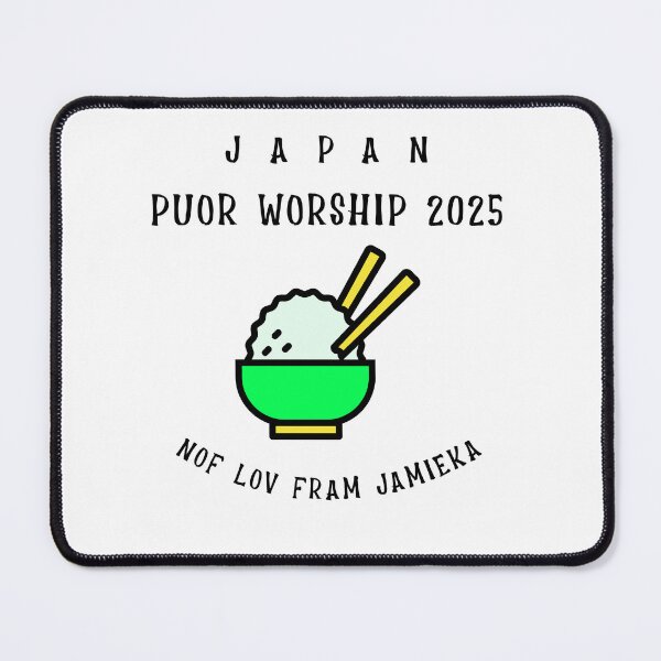 Item preview, Japan Puor Worship 2025, Nof Lov Fram Jamieka designed and sold by Kolcha.