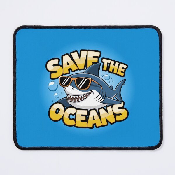 Item preview, Save the Oceans – Let’s protect our sharks! designed and sold by FrenchTouch77.