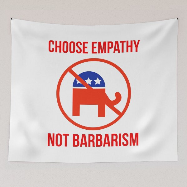 Item preview, Choose empathy not barbarism  designed and sold by Rachel the Artist .
