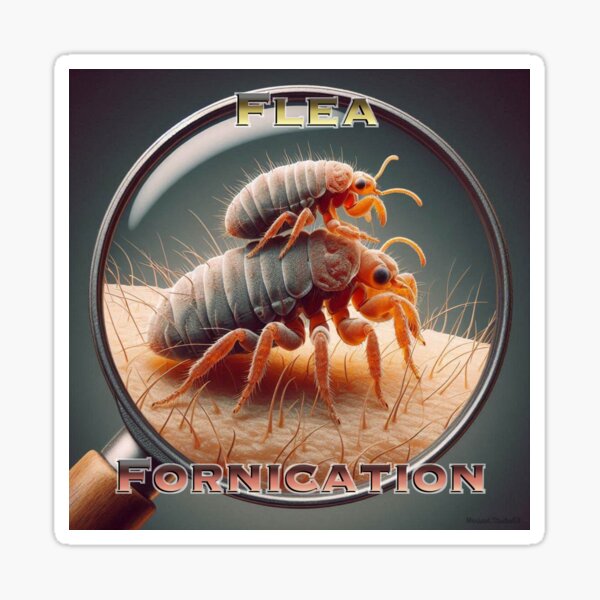 Item preview, AI: Flee Fornication Print designed and sold by moss63artstudio.