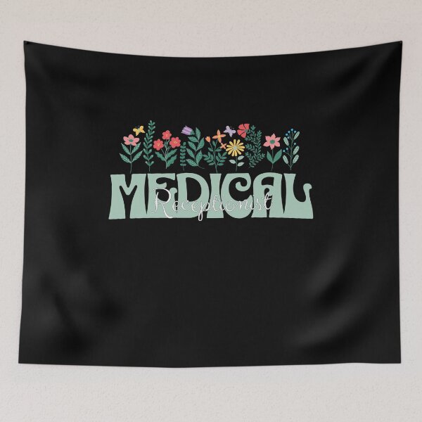 Item preview, Retro Medical Receptionist flowers supporter designed and sold by Jeangel97.