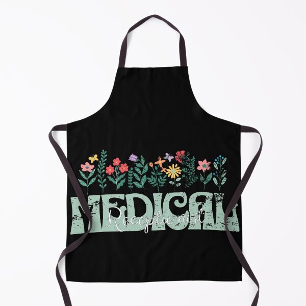 Item preview, Medical Receptionist flowers supporter Retro Vintage designed and sold by Jeangel97.