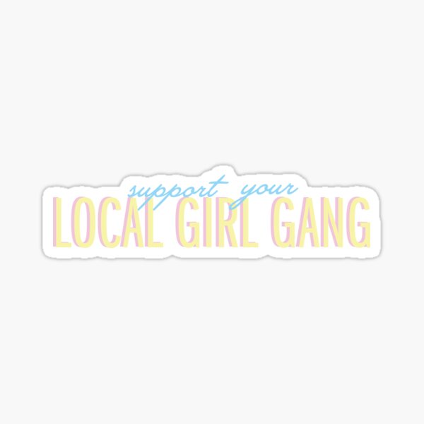 Support Your Local Girl Gang Tank Top - Black - Girl Gang Garage