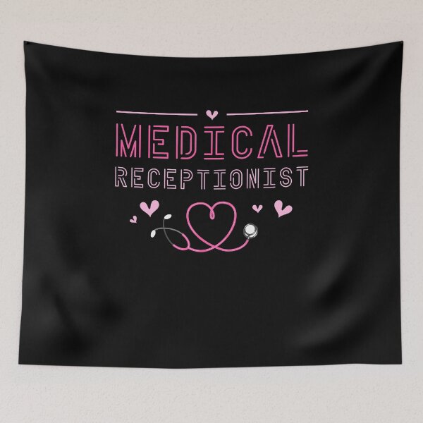 Item preview, Retro Medical Receptionist hearts supporter men women designed and sold by Jeangel97.