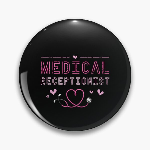 Item preview, Medical Receptionist hearts supporter men womenRetro Vintage designed and sold by Jeangel97.