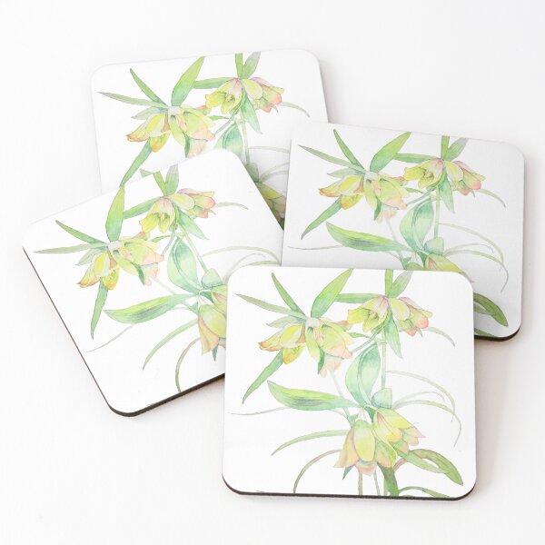Item preview, Yellow fritillaria watercolour painting  designed and sold by esvb.