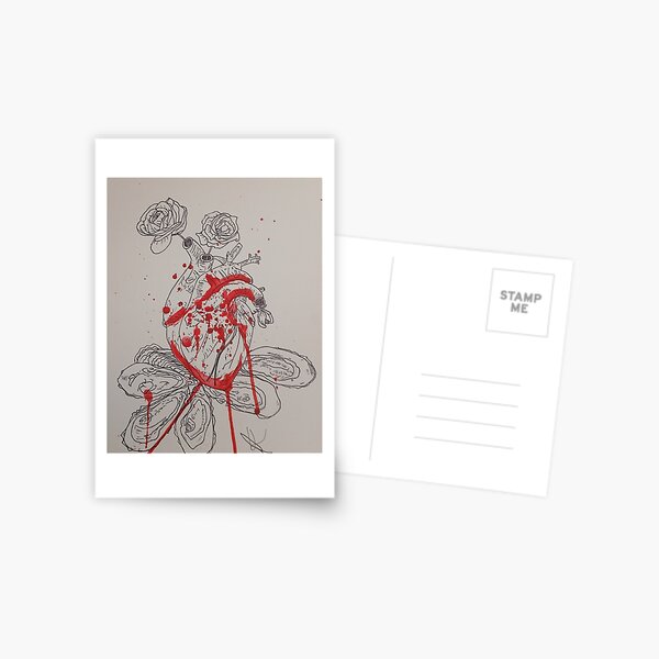 Item preview, Bleeding heart, white roses and oysters designed and sold by Deanne's Treasure Studio.