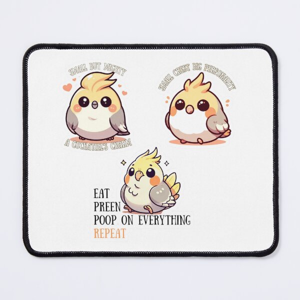 Item preview, Cute cockatiels designed and sold by ivonabl.