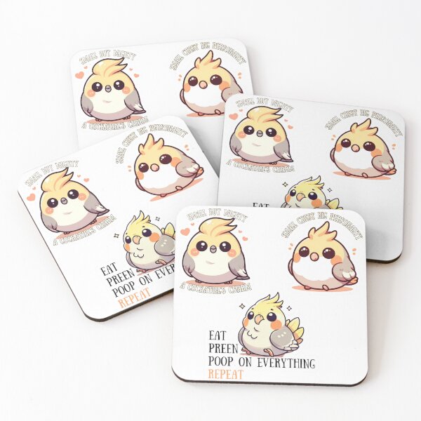 Item preview, Cute cockatiels designed and sold by ivonabl.