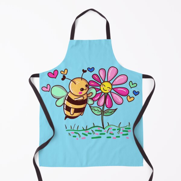 Item preview, Kawaii bee with flower friend designed and sold by altairaleon.