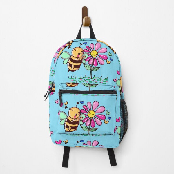 Item preview, Kawaii bee with flower friend designed and sold by altairaleon.