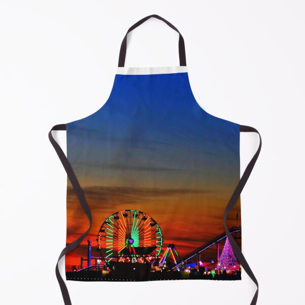 Item preview, Sunset Santa Monica Pier Christmas photographed by KAT designed and sold by KATKattalestv.