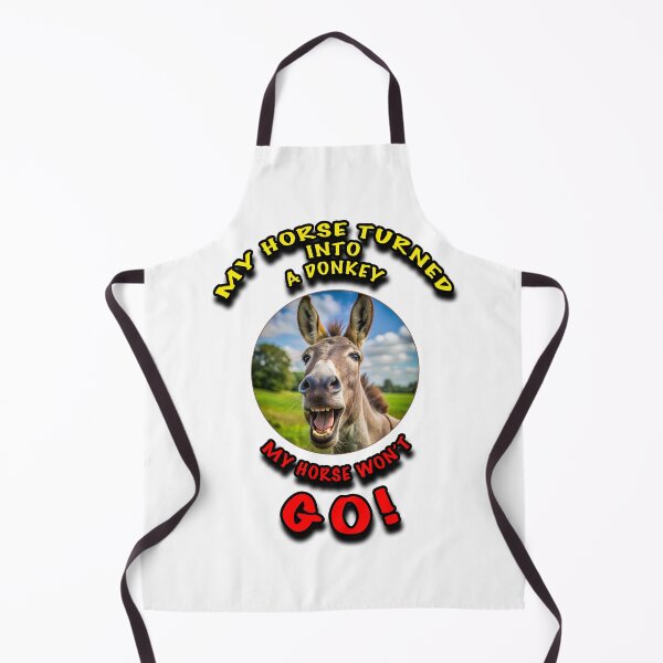 Item preview, My Horse Turned Into a Donkey Shirt | Funny Equestrian Barn Life Tee designed and sold by Michael van der Hoorn.