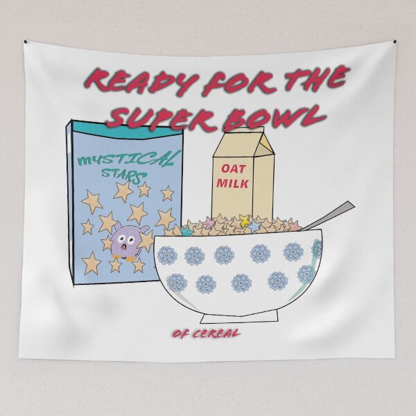 Item preview, Super Bowl... of Cereal designed and sold by WordyDreams.