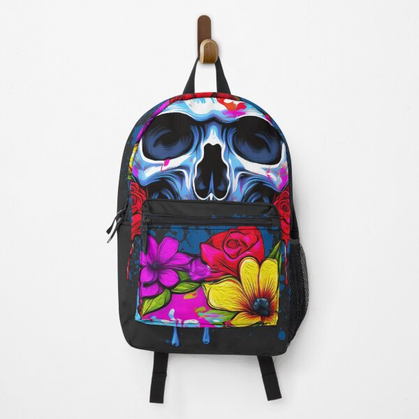 Item preview, Flower Skull 3 designed and sold by rainsdesigns.