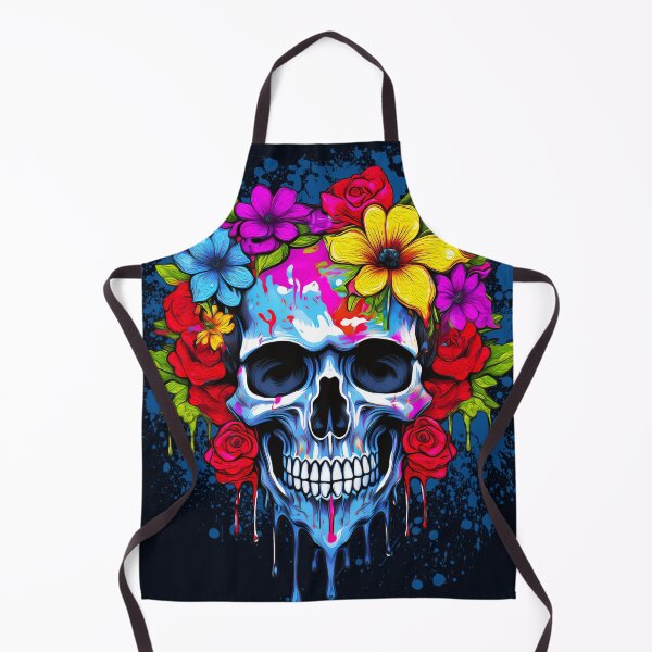 Item preview, Flower Skull 3 designed and sold by rainsdesigns.