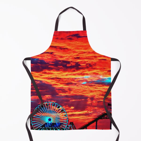 Item preview, Fire Sky Sunset Santa Monica Pier photographed by KAT designed and sold by KATKattalestv.