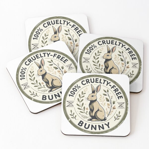 Item preview, Cruelty-Free Bunny – Ethical Eco Design designed and sold by ColorVibre.