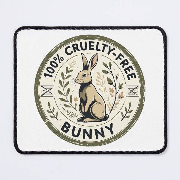 Item preview, Cruelty-Free Bunny – Ethical Eco Design designed and sold by ColorVibre.