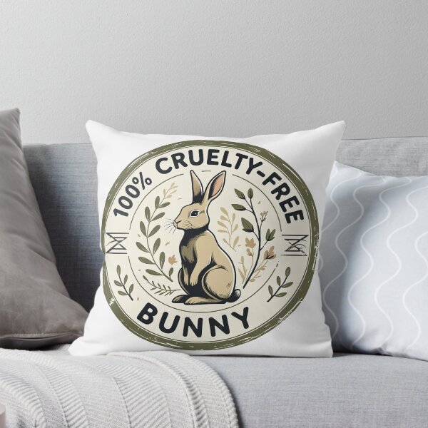 Item preview, Cruelty-Free Bunny – Ethical Eco Design designed and sold by ColorVibre.