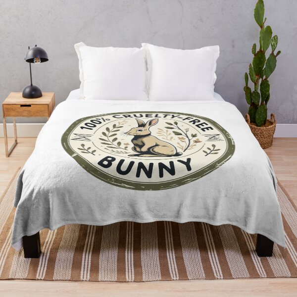Item preview, Cruelty-Free Bunny – Ethical Eco Design designed and sold by ColorVibre.