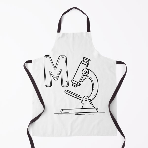 Item preview, An Illustration of letter M stand for Microscope designed and sold by rasagamastore.