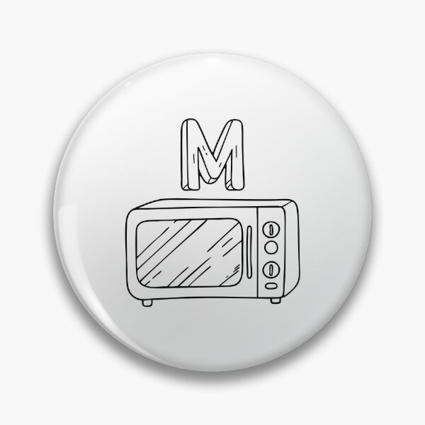 Item preview, An Illustration of letter M stand for Microwave designed and sold by rasagamastore.