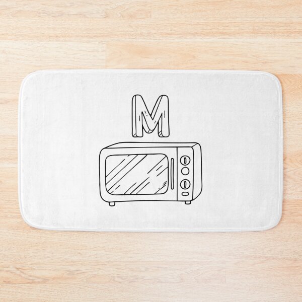 Item preview, An Illustration of letter M stand for Microwave designed and sold by rasagamastore.