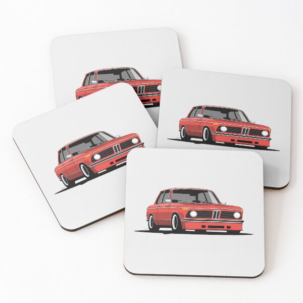 Item preview, 1968-1972 2002 Red tii classic racer designed and sold by blackdogshop.