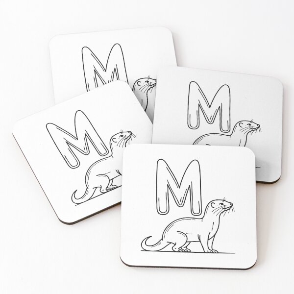 Item preview, An Illustration of letter M stand for Mink designed and sold by rasagamastore.