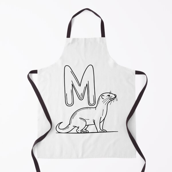 Item preview, An Illustration of letter M stand for Mink designed and sold by rasagamastore.