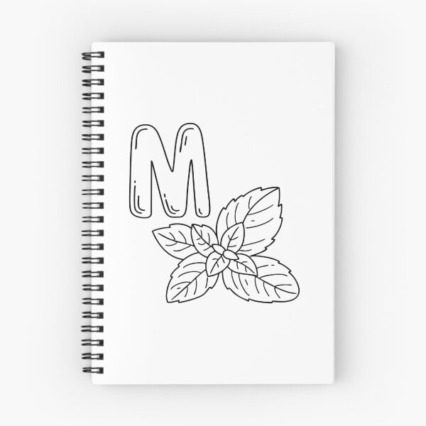 Item preview, An Illustration of letter M stand for Mint designed and sold by rasagamastore.