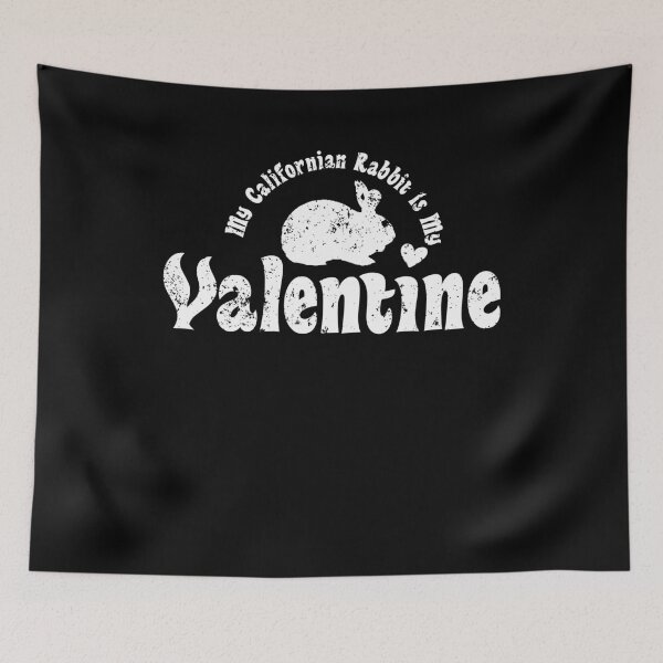 Item preview, My Anti Valentine Pet Californian Rabbit designed and sold by shoppzee.