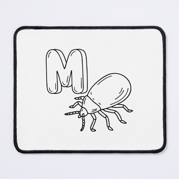 Item preview, An Illustration of letter M stand for Mite designed and sold by rasagamastore.