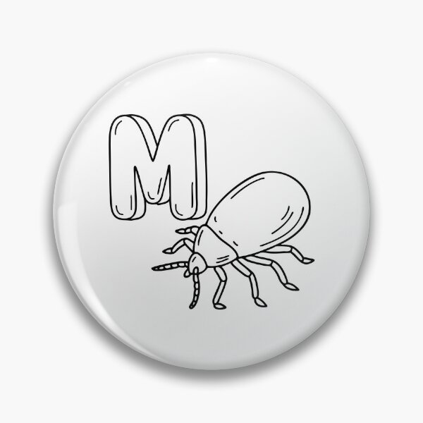 Item preview, An Illustration of letter M stand for Mite designed and sold by rasagamastore.