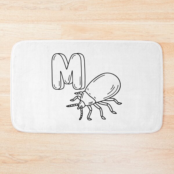 Item preview, An Illustration of letter M stand for Mite designed and sold by rasagamastore.