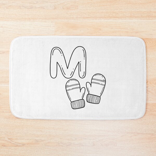 Item preview, An Illustration of letter M stand for Mitten designed and sold by rasagamastore.