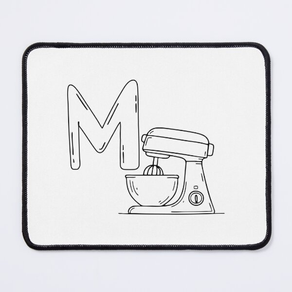 Item preview, An Illustration of letter M stand for Mixer designed and sold by rasagamastore.