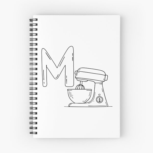 Item preview, An Illustration of letter M stand for Mixer designed and sold by rasagamastore.