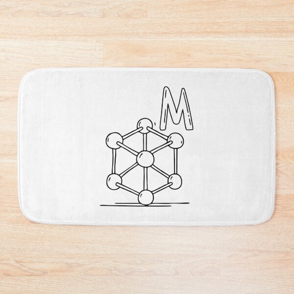 Item preview, An Illustration of letter M stand for Molecule designed and sold by rasagamastore.