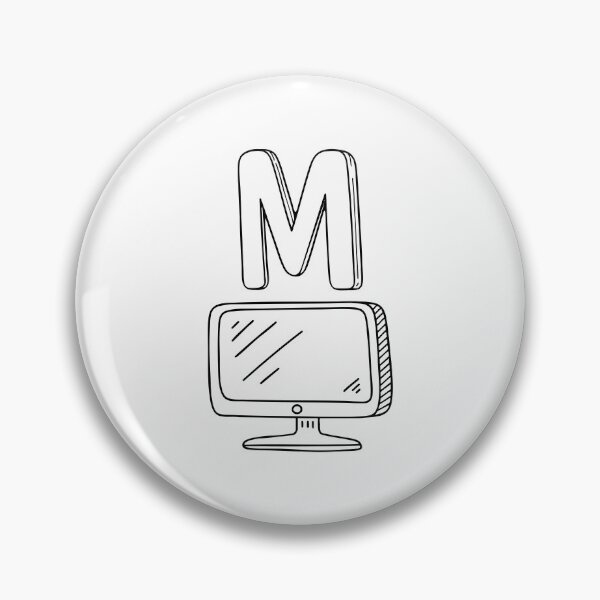 Item preview, An Illustration of letter M stand for Monitor designed and sold by rasagamastore.