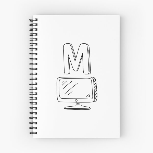 Item preview, An Illustration of letter M stand for Monitor designed and sold by rasagamastore.