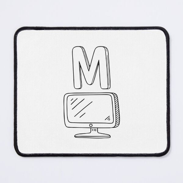 Item preview, An Illustration of letter M stand for Monitor designed and sold by rasagamastore.